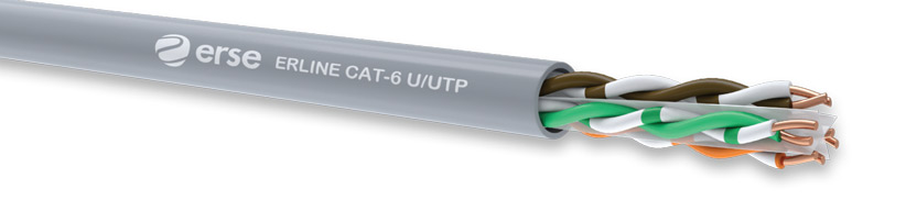 ERLINE CAT-6 U/UTP Zəif axın kabeli